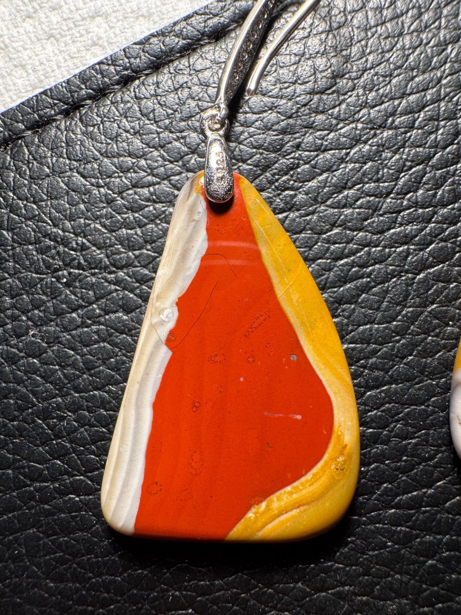 Wood Jasper Earrings "Chic"