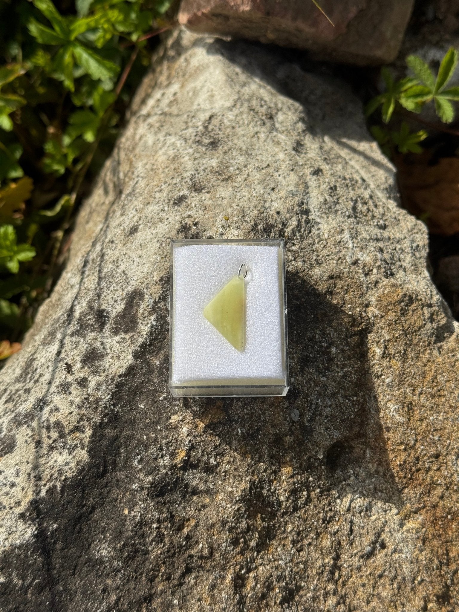 Banded Calcite Jewelry Pendant