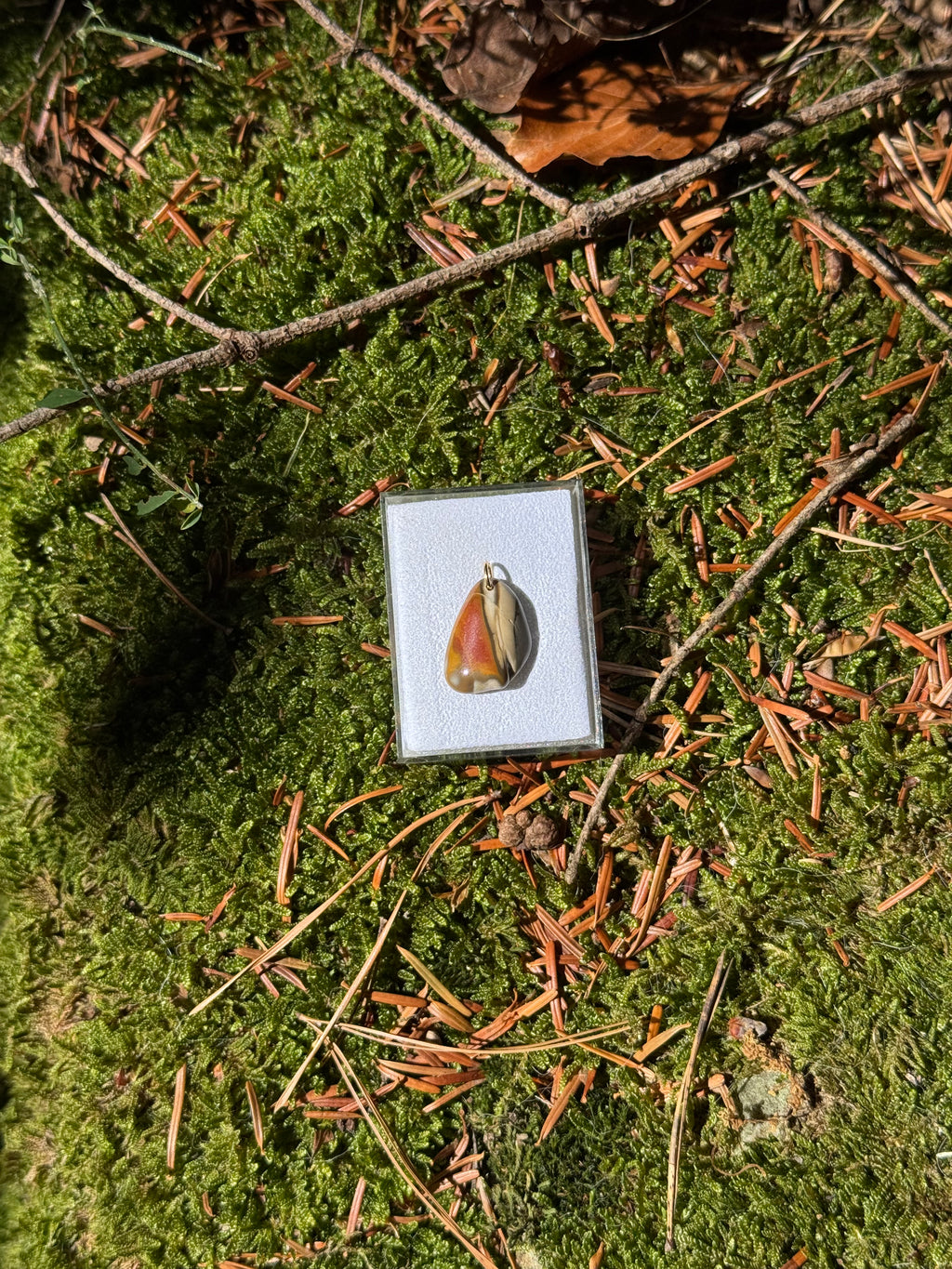 Bohnerzjaspis Schmuck Anhänger