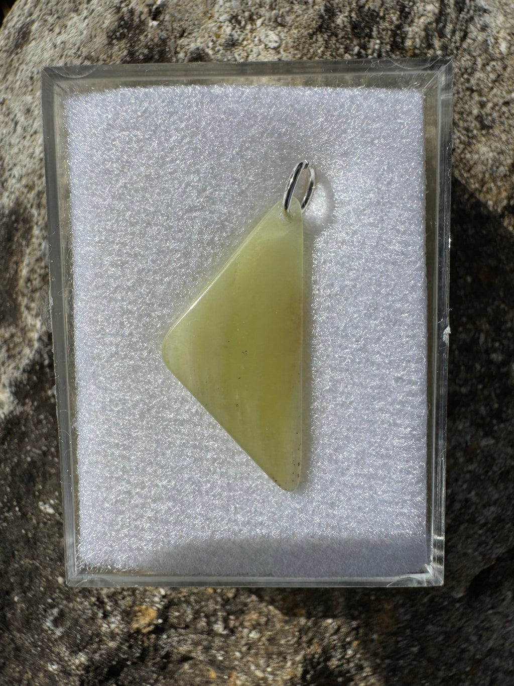 Banded Calcite Jewelry Pendant