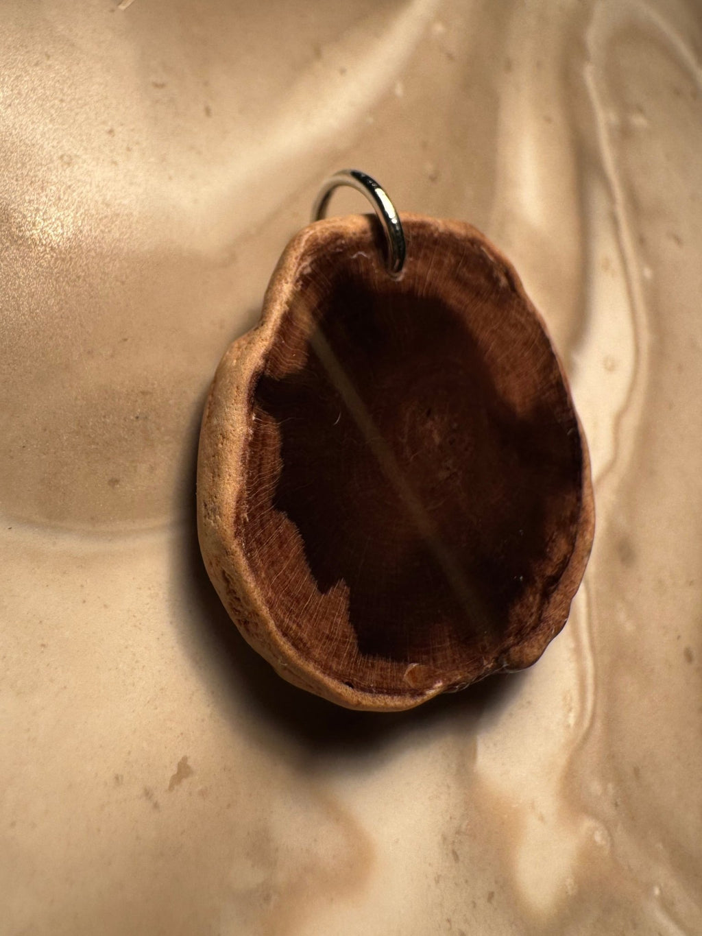 Handcrafted Petrified Wood Pendant