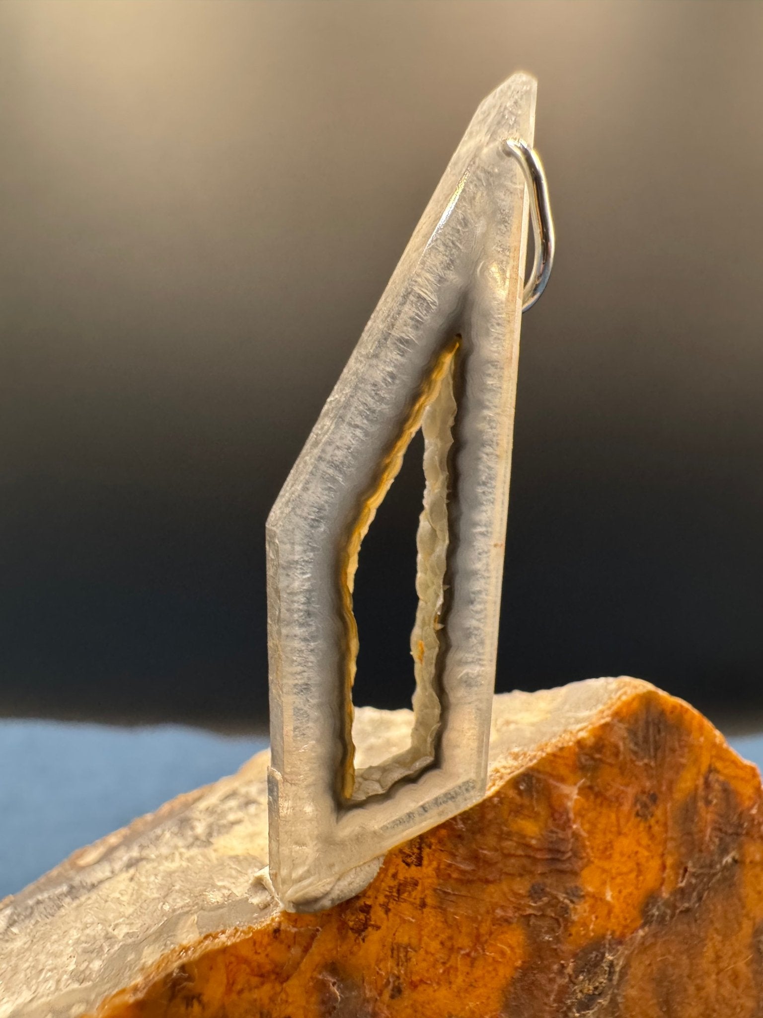 Paraiba Agate Pendant