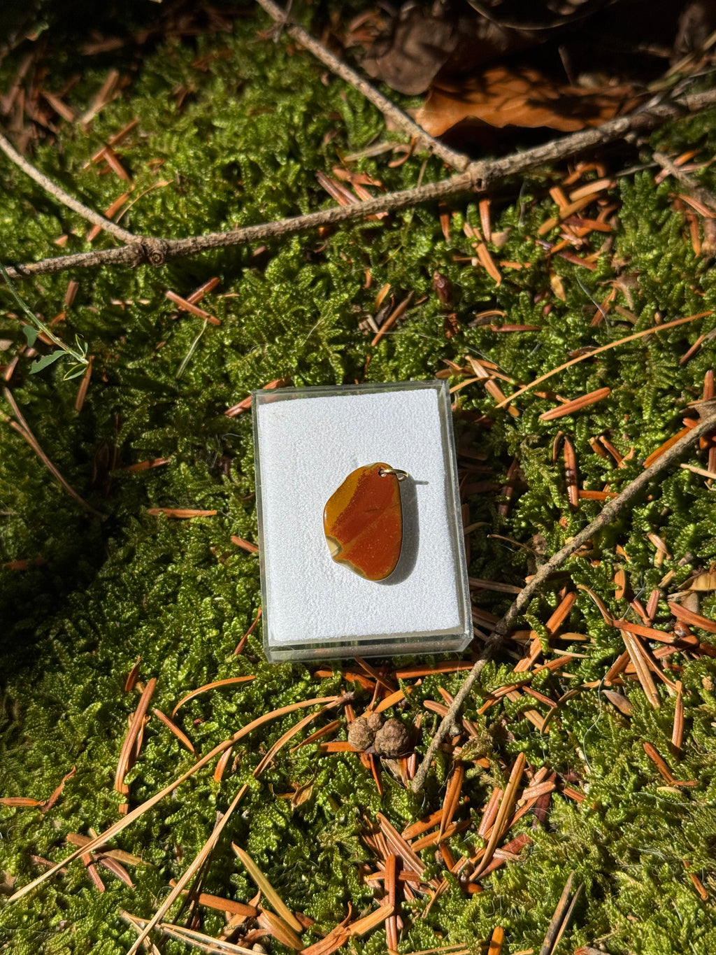 Bohnerzjaspis Schmuck Anhänger
