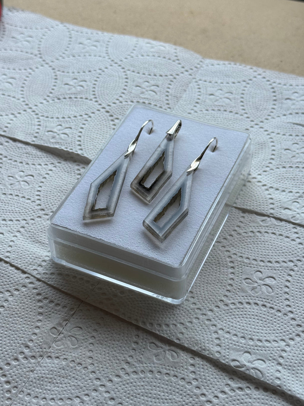 Paraiba Achat Schmuckset – Handgefertigt