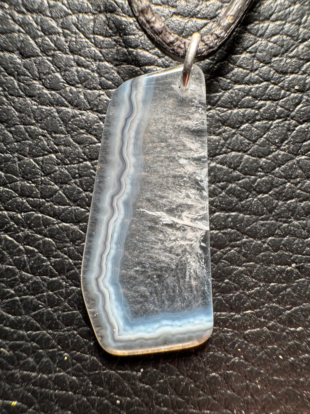 Paraiba Agate Pendant 5-sided