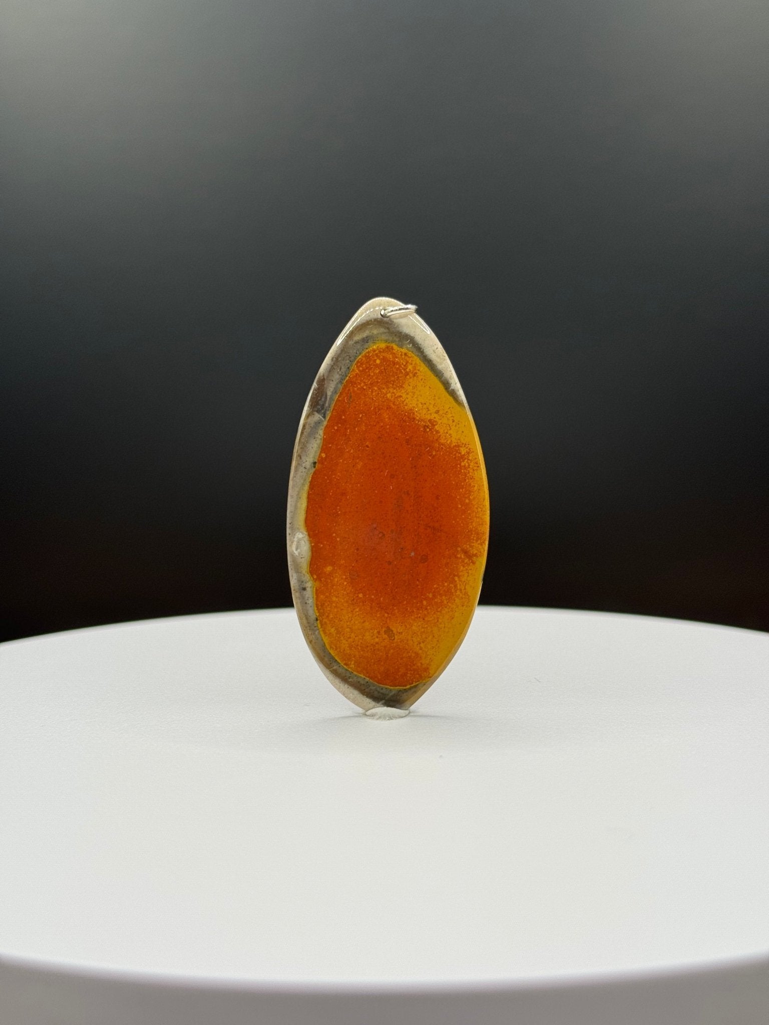 Bohnerzjaspis Anhänger