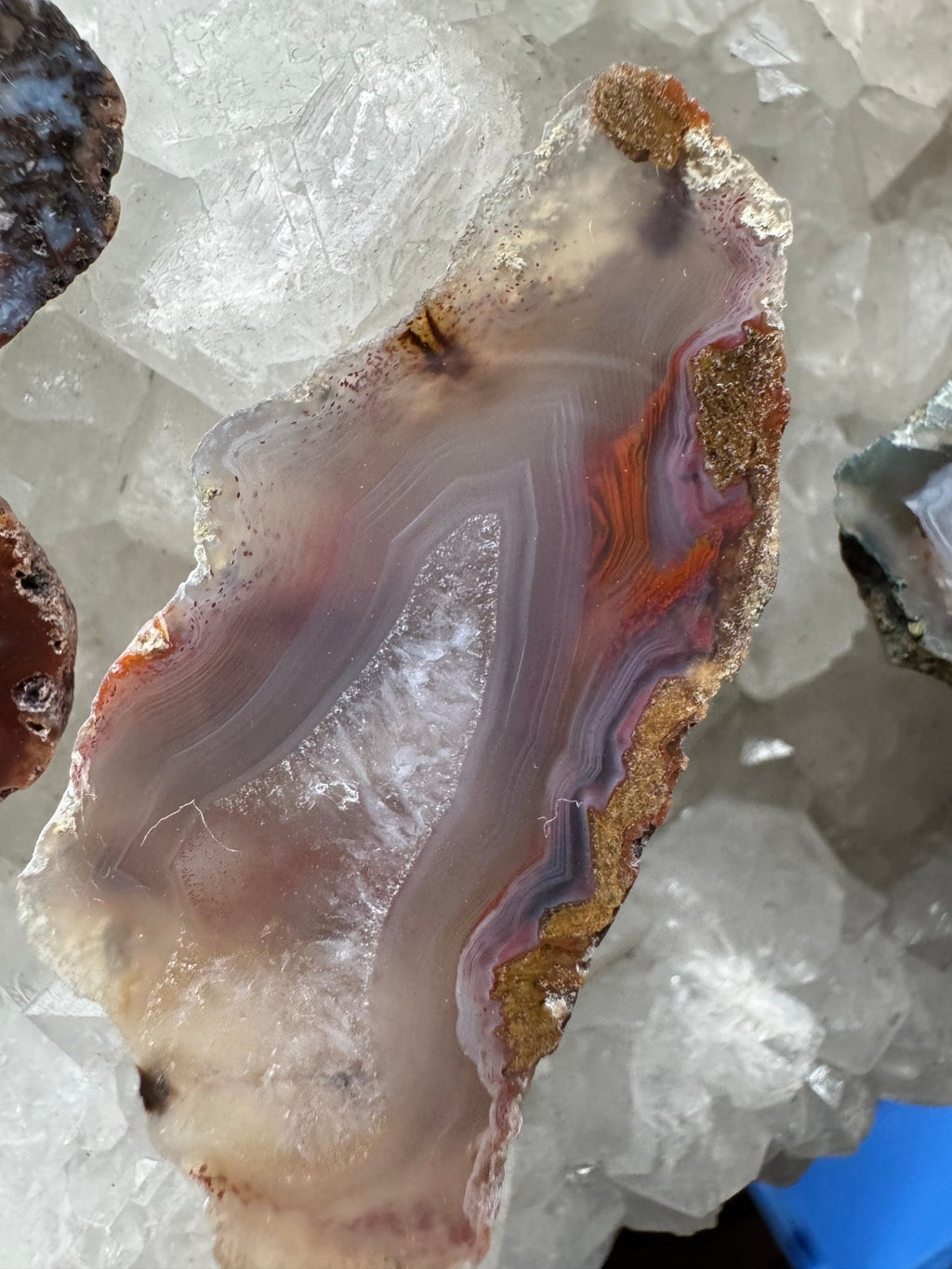 6 Achate Verschiedene Fundstellen