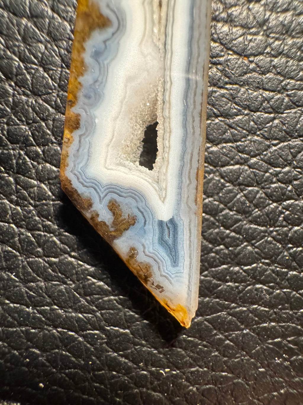 Paraiba Agate Pendant, Square