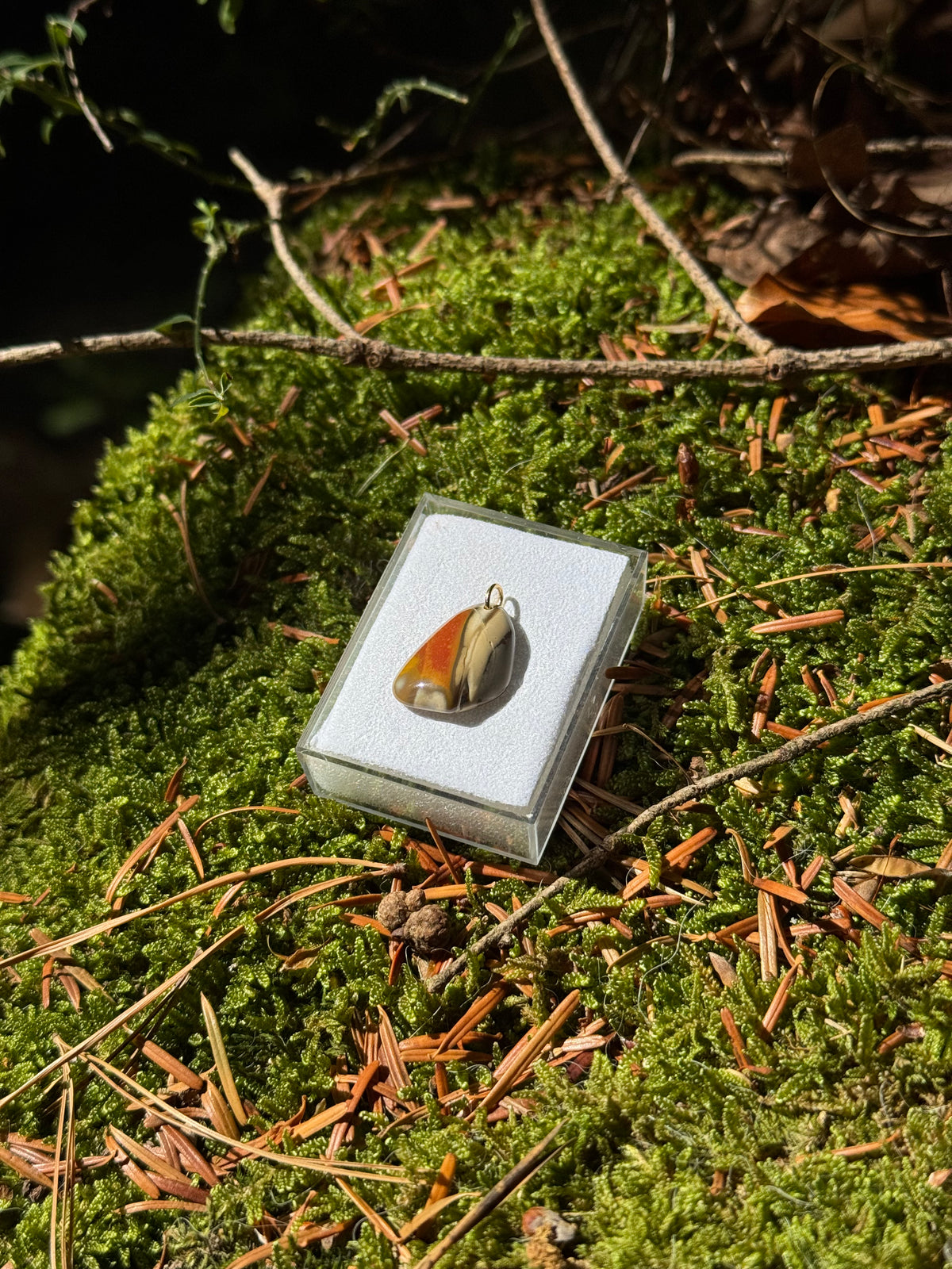 Bohnerzjaspis Schmuck Anhänger