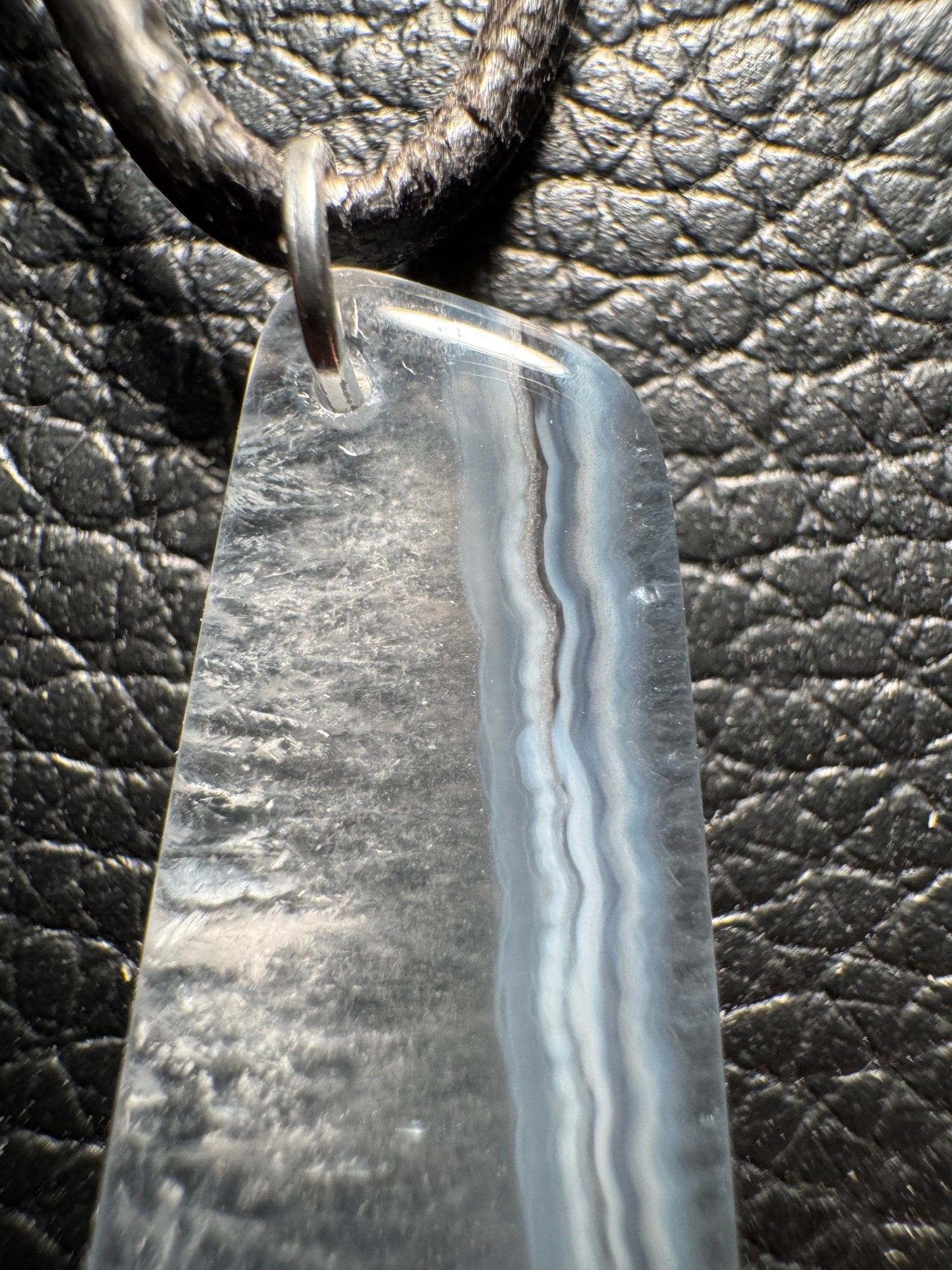 Paraiba Agate Pendant 5-sided