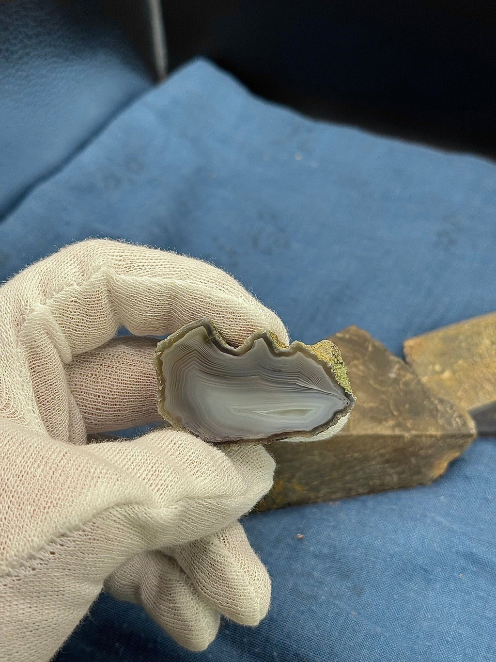 Agate from Levín, Czech Republic