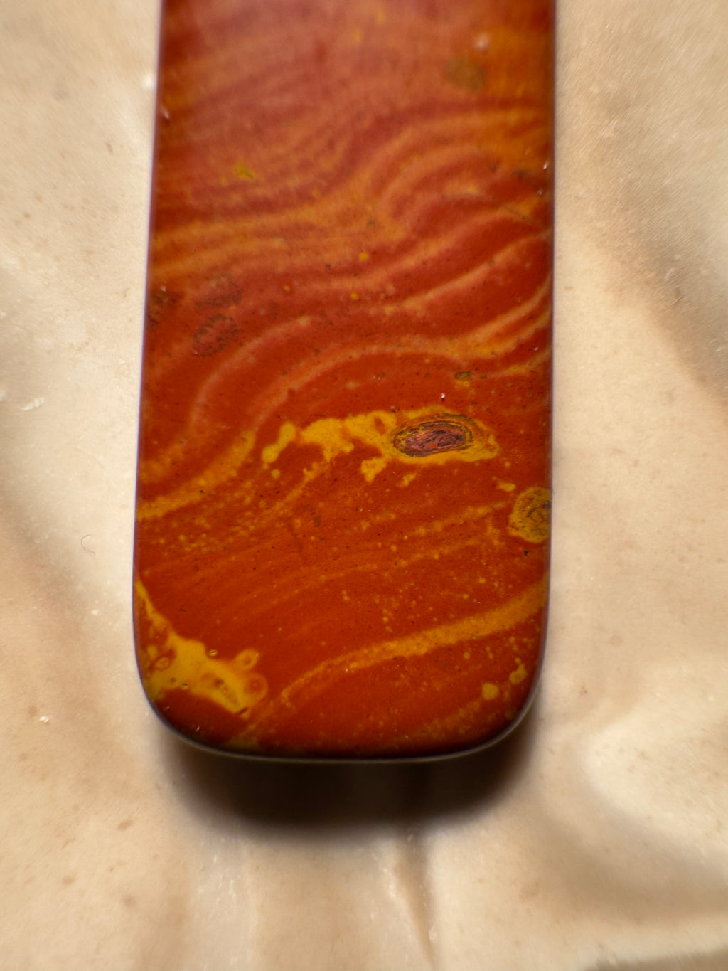 Handgefertigter Bohnerzjaspis Anhänger