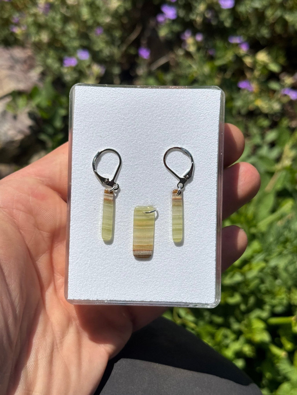 Onyx als Schmuckset