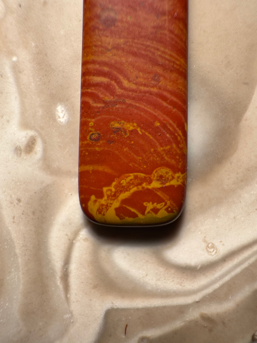 Handgefertigter Bohnerzjaspis Anhänger