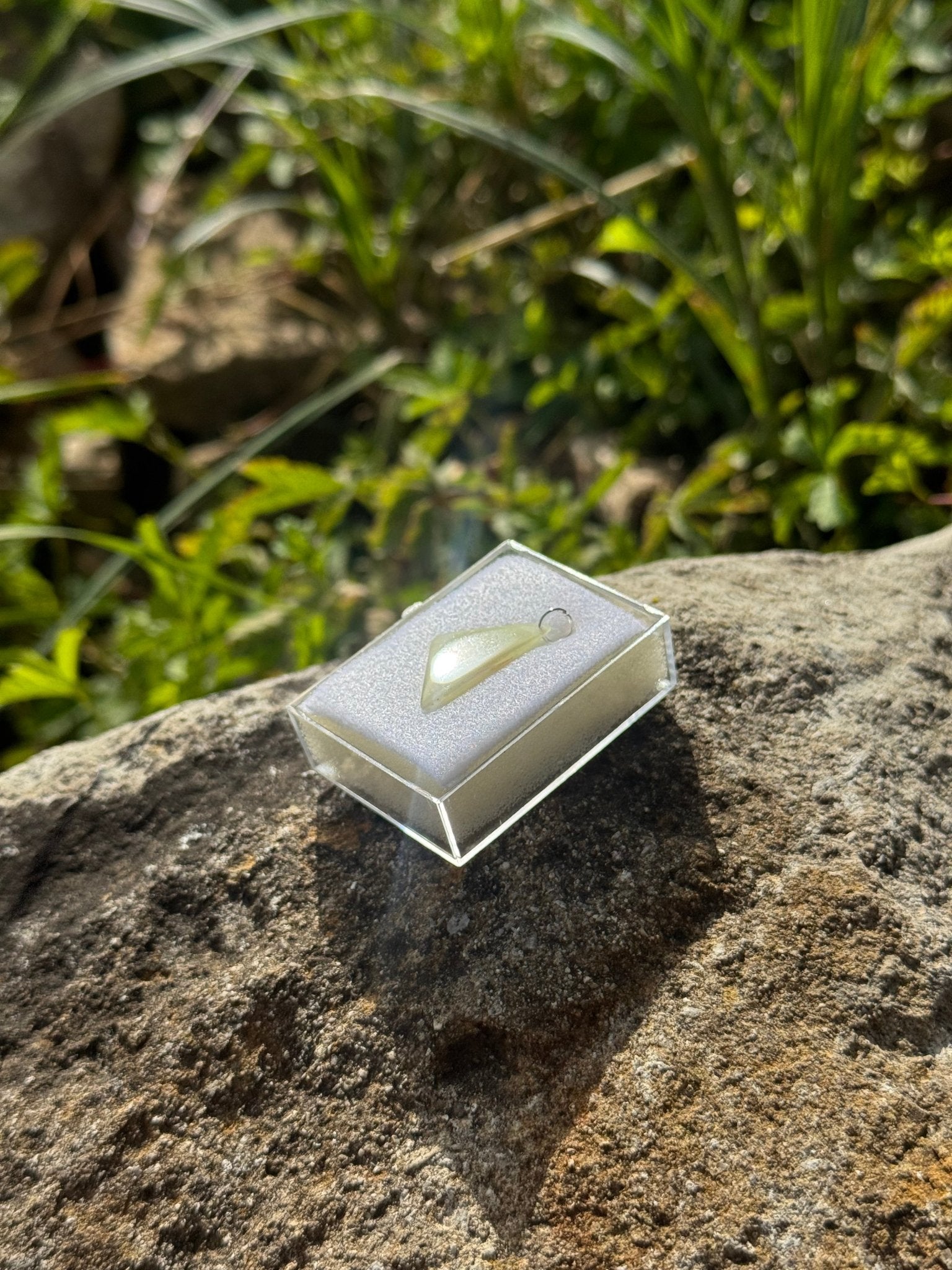 Banded Calcite Jewelry Pendant