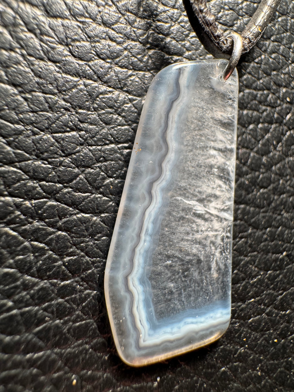 Paraiba Agate Pendant 5-sided