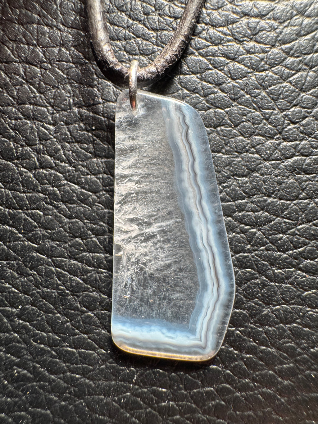 Paraiba Agate Pendant 5-sided