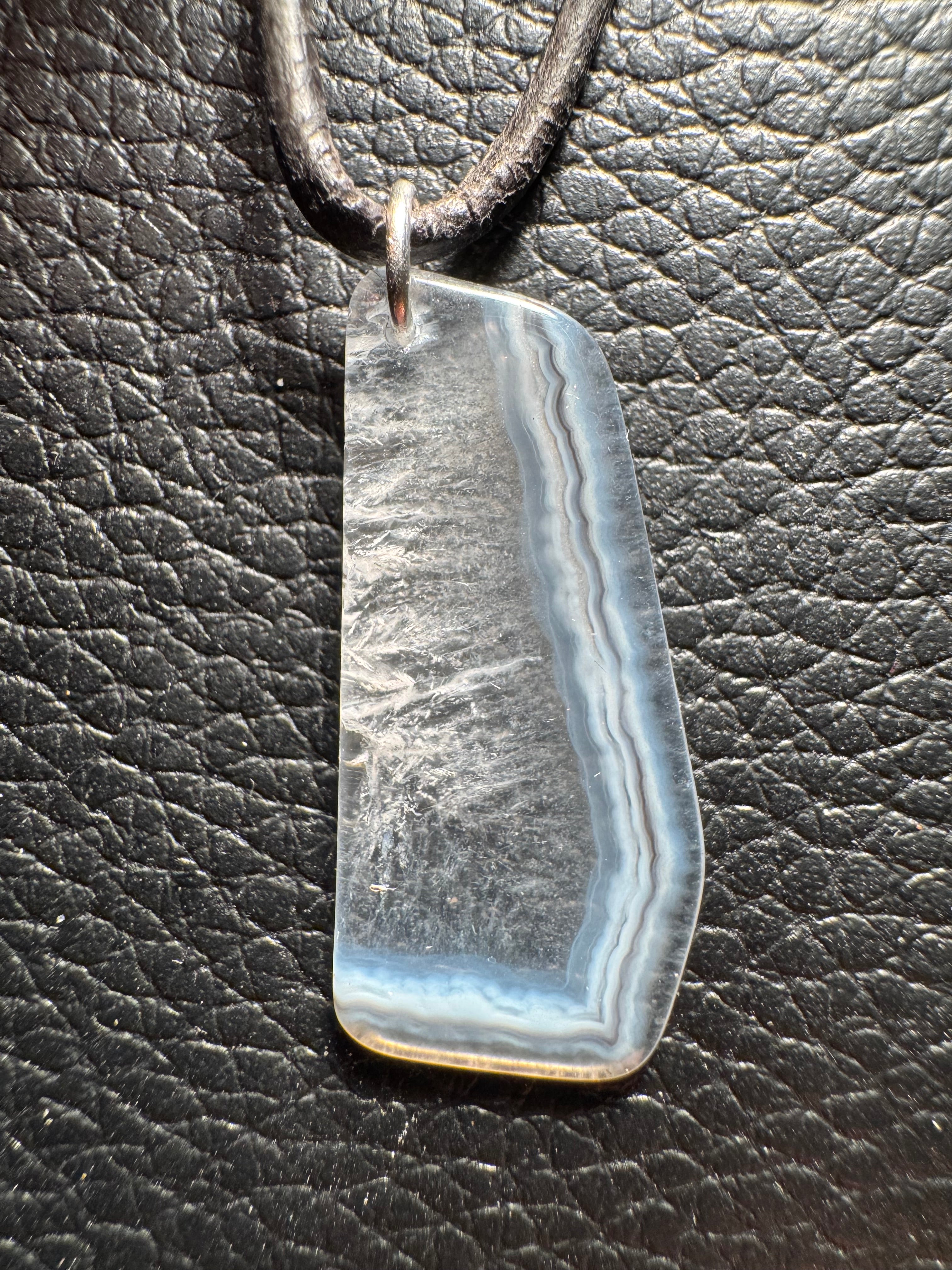 Paraiba Agate Pendant 5-sided