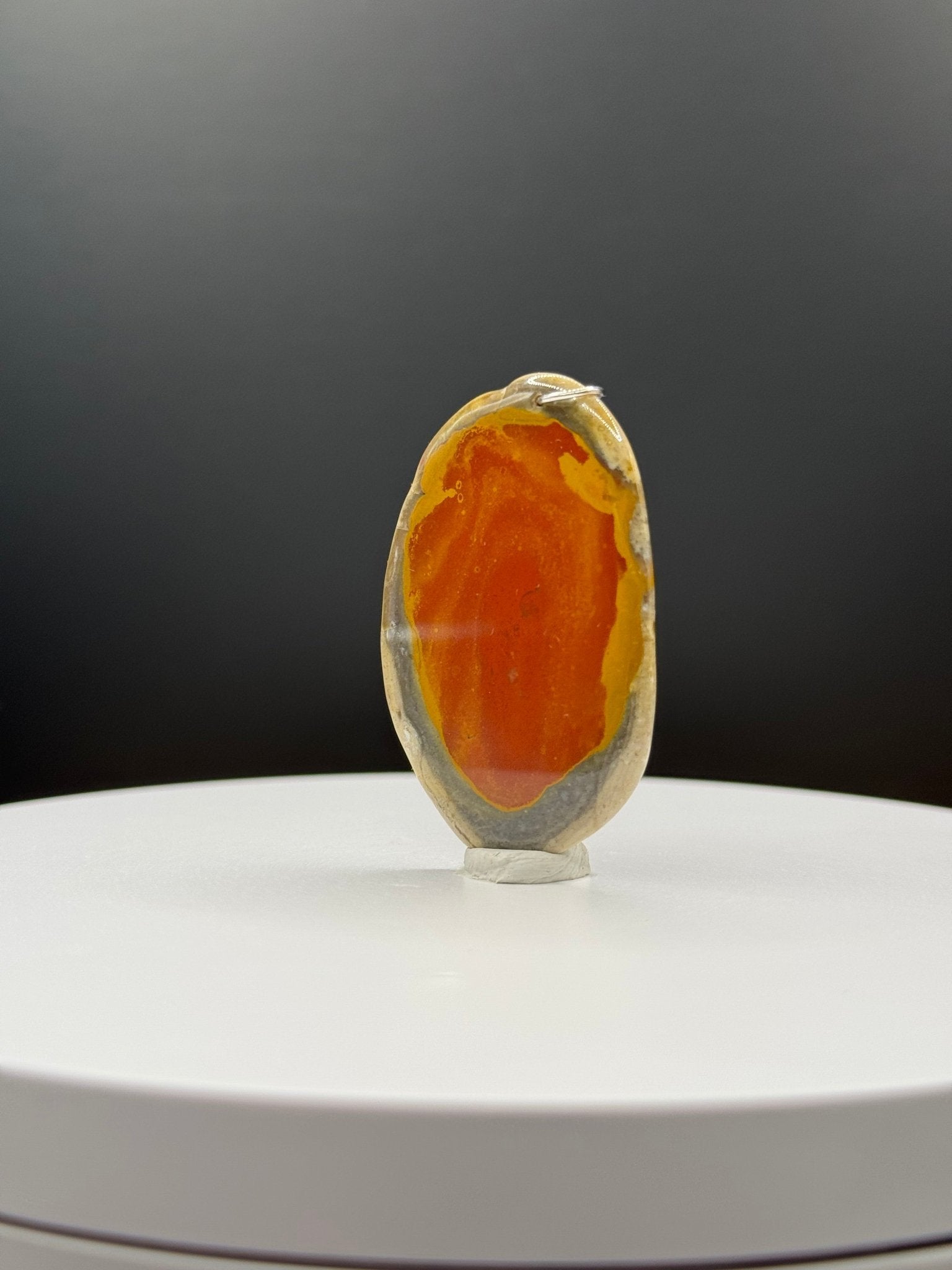 Bohnerzjaspis Anhänger