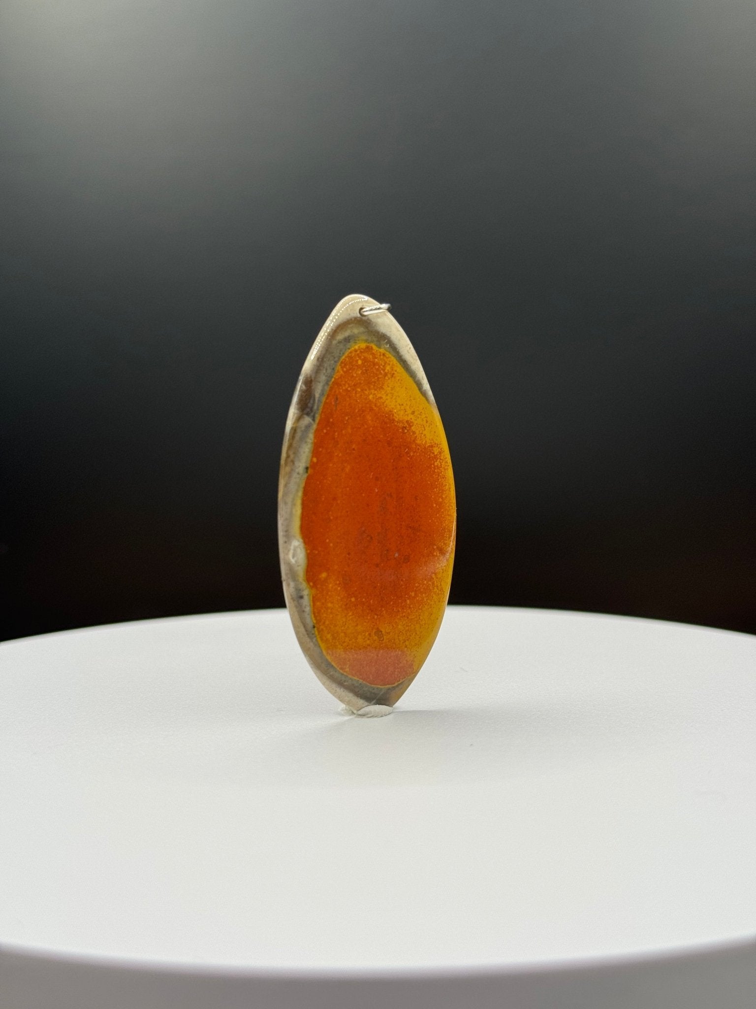 Bohnerzjaspis Anhänger