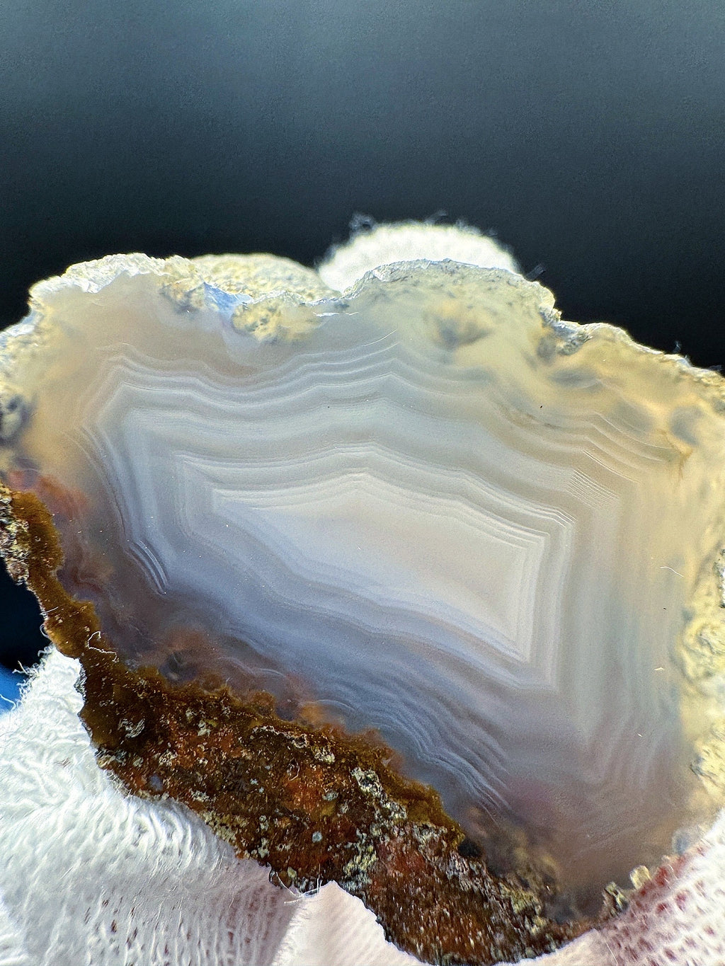 Agate from Zeleznice, Czech Republic