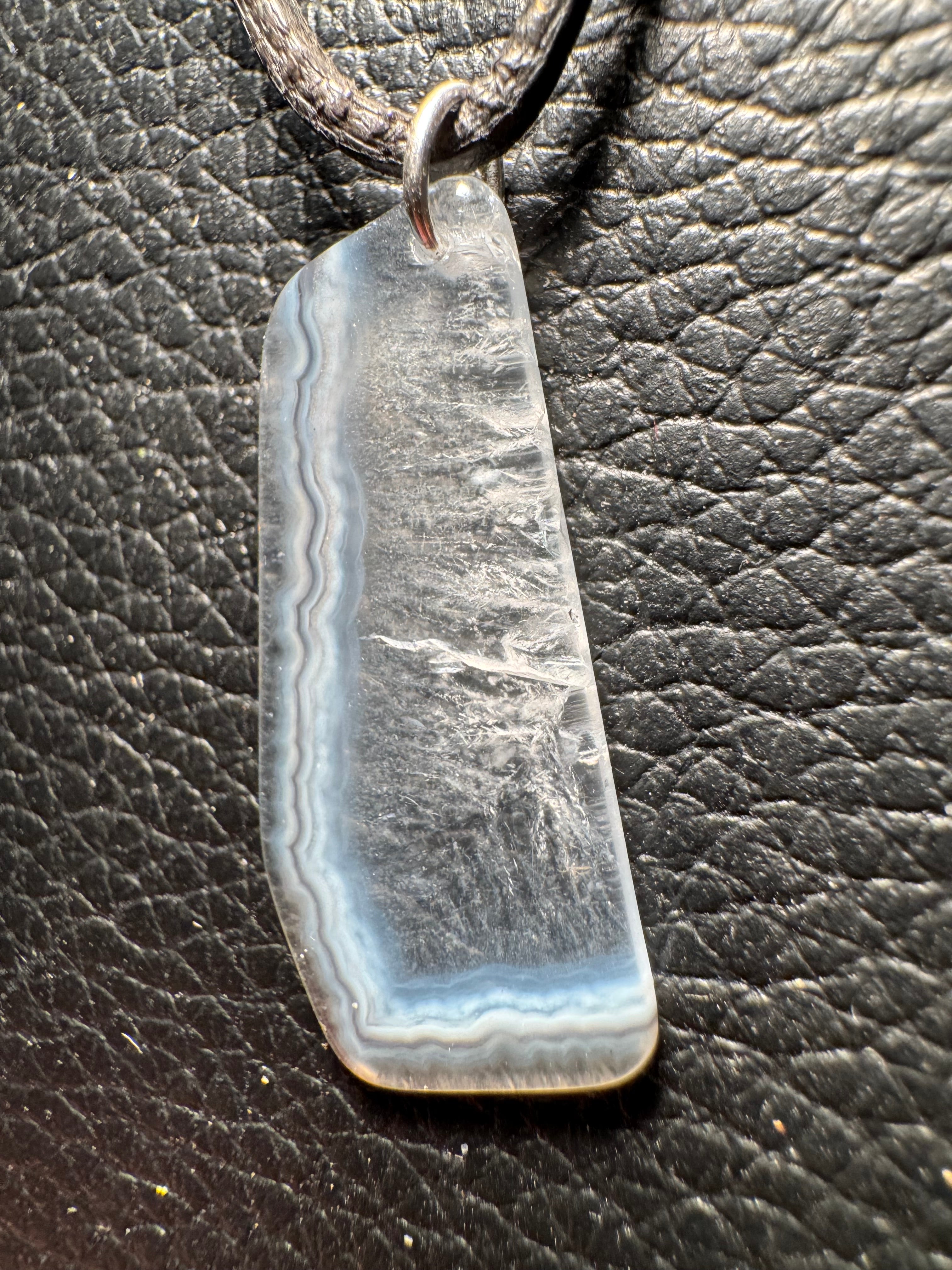 Paraiba Agate Pendant 5-sided