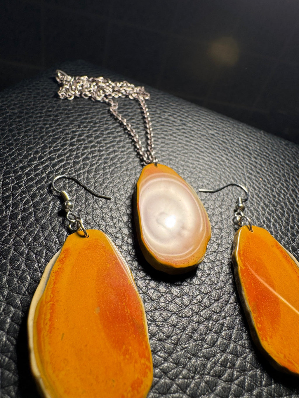 Bolognese jasper jewelry set