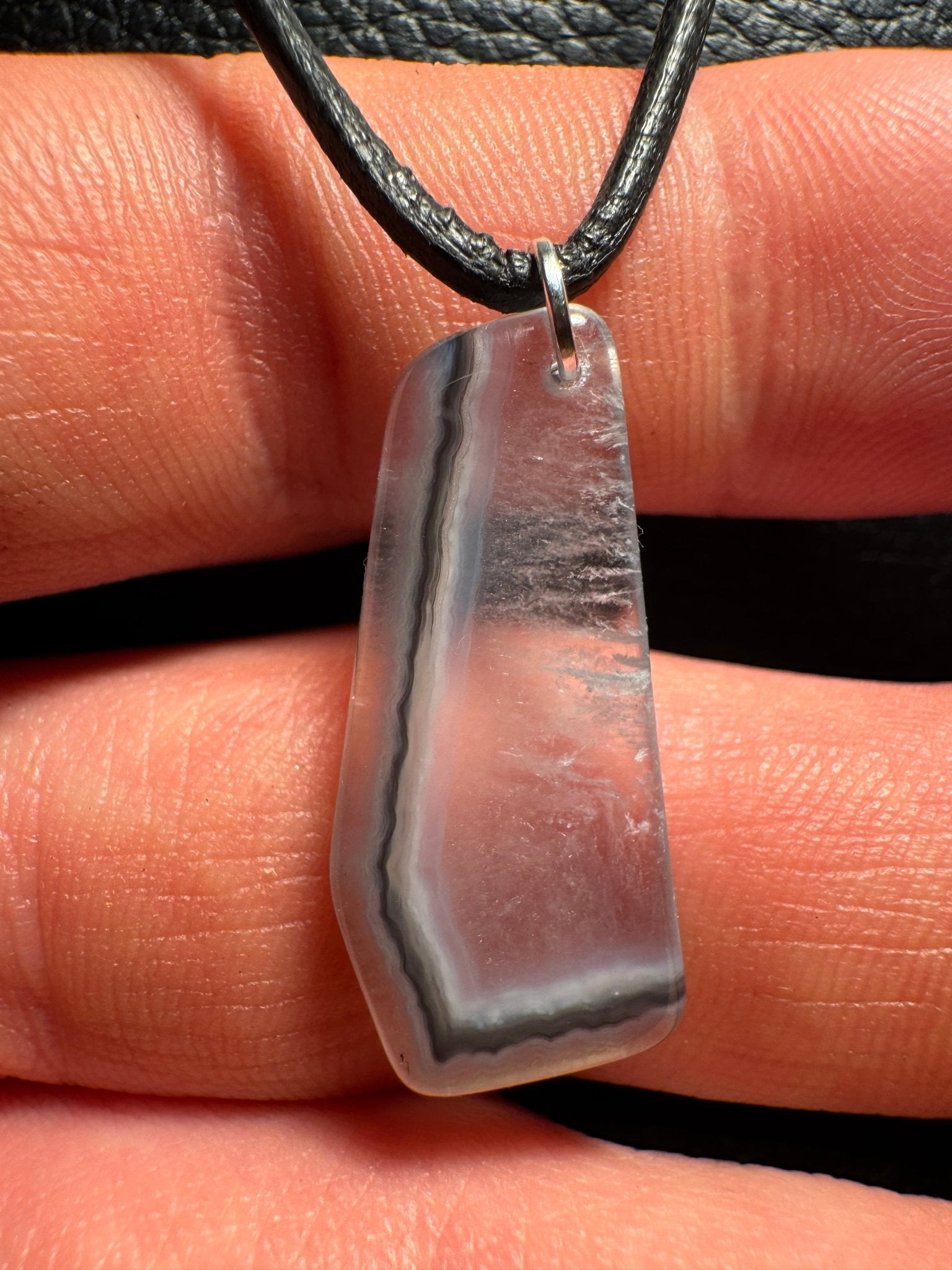 Paraiba Agate Pendant 5-sided