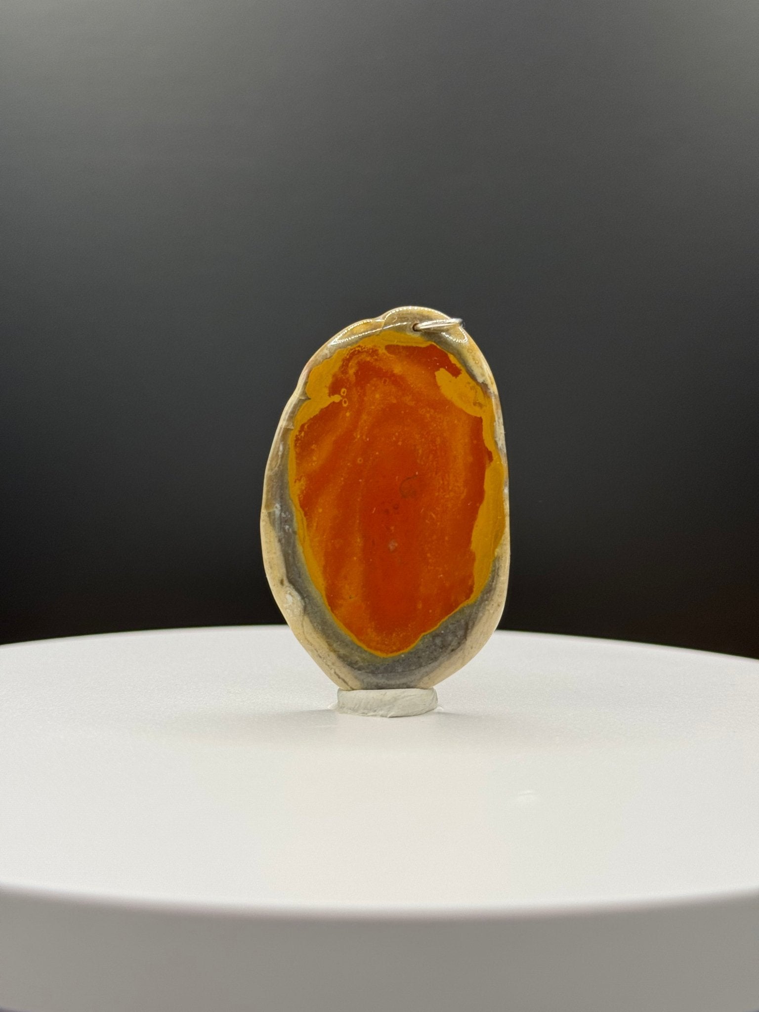 Bohnerzjaspis Anhänger