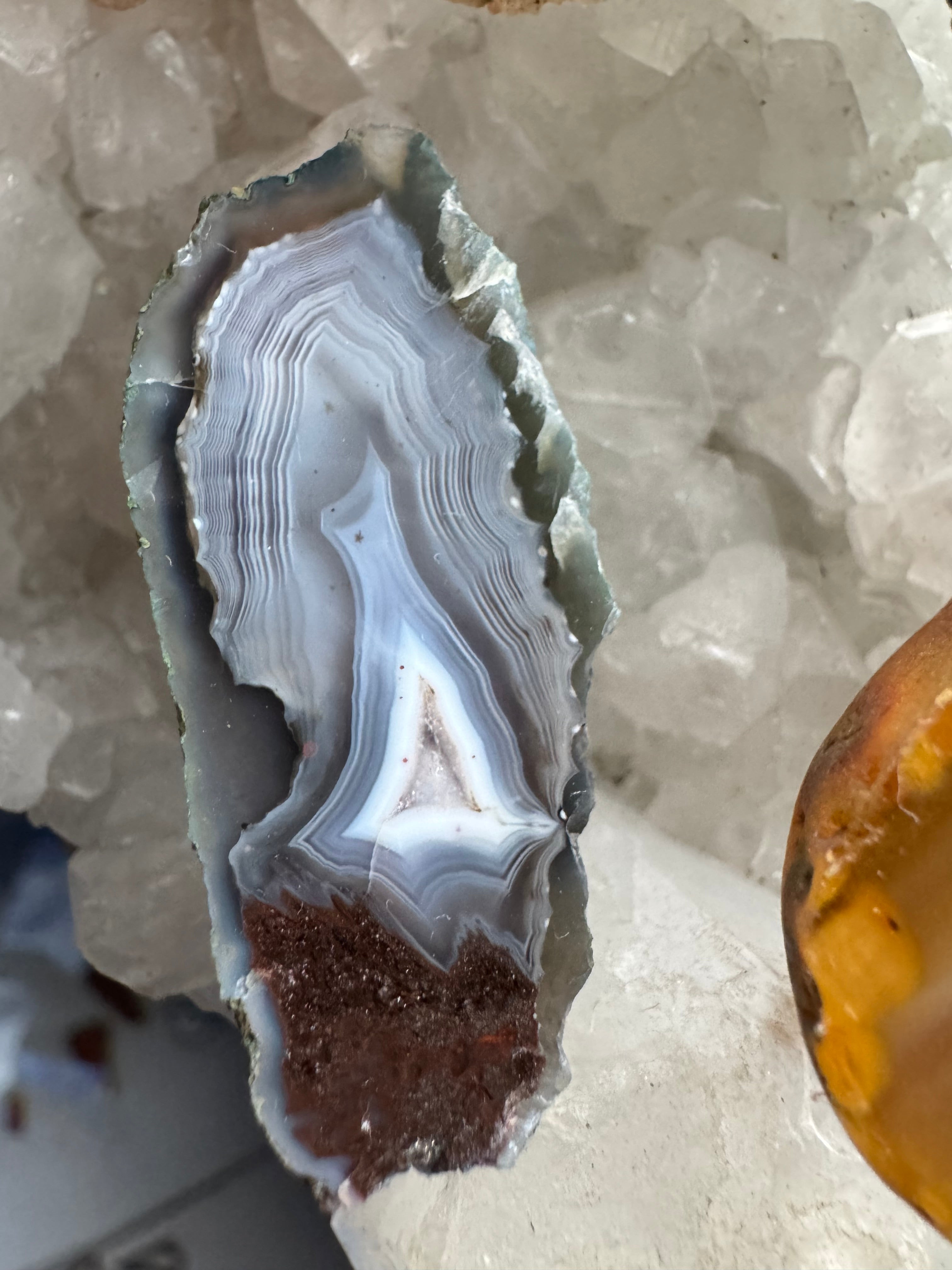 6 Achate Verschiedene Fundstellen