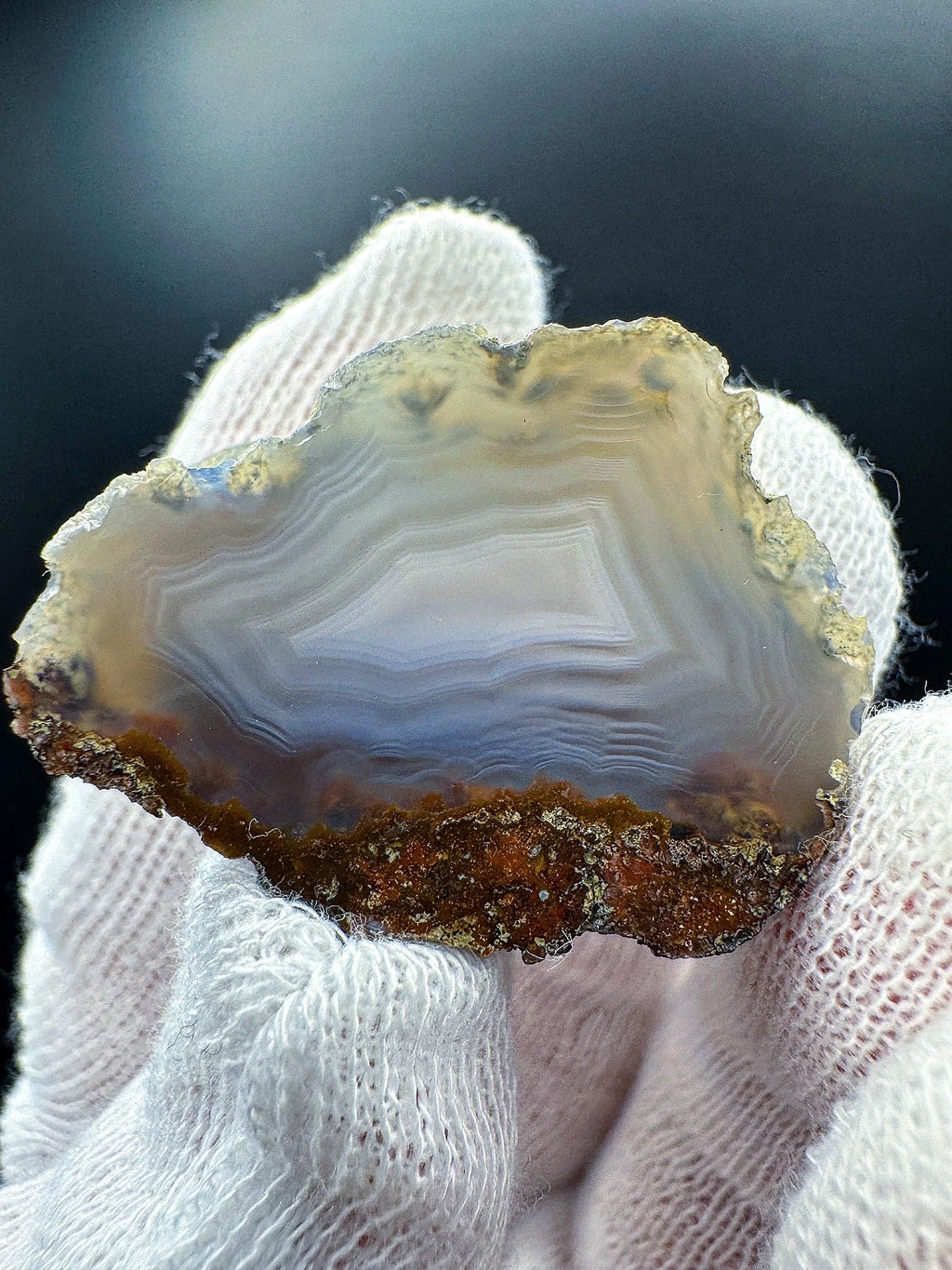 Agate from Zeleznice, Czech Republic