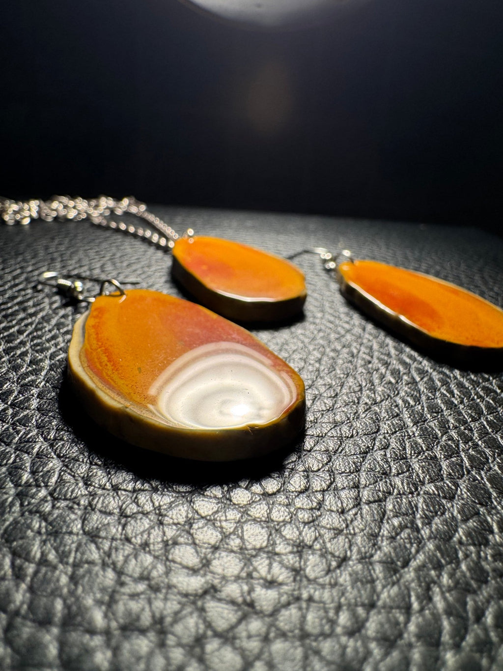 Bolognese jasper jewelry set