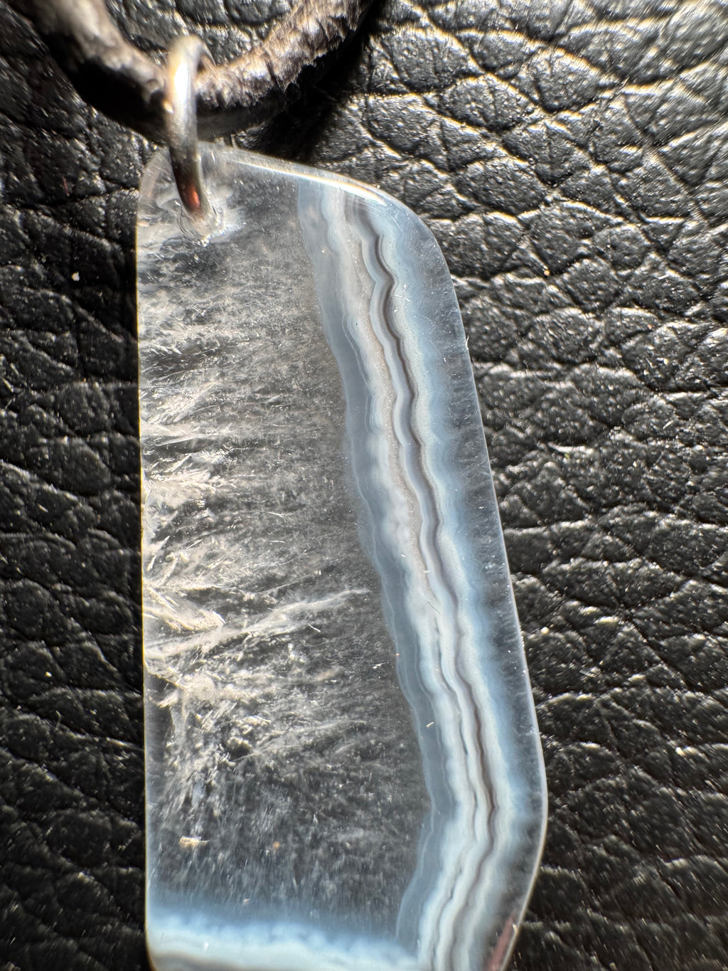 Paraiba Agate Pendant 5-sided