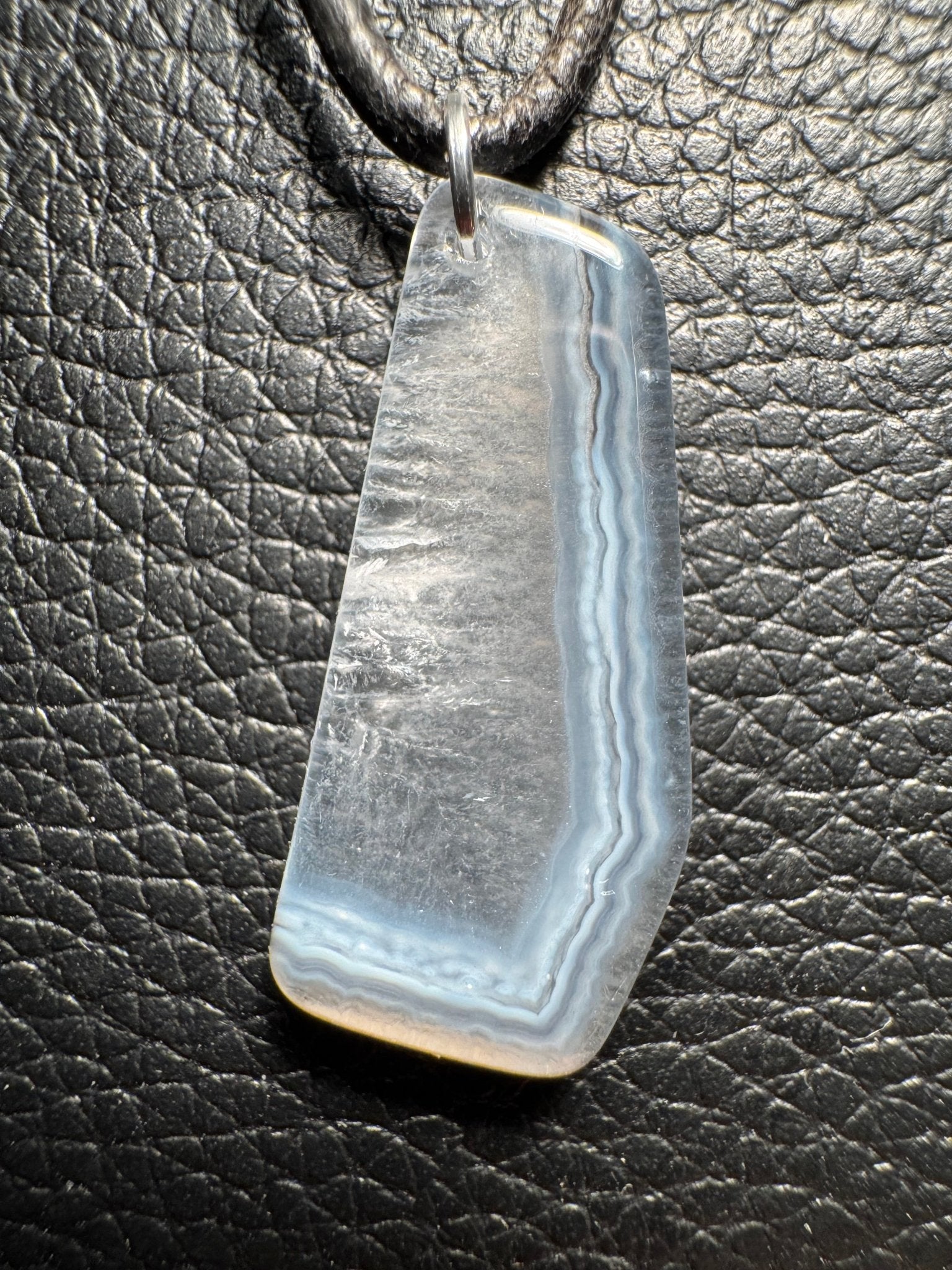 Paraiba Agate Pendant 5-sided