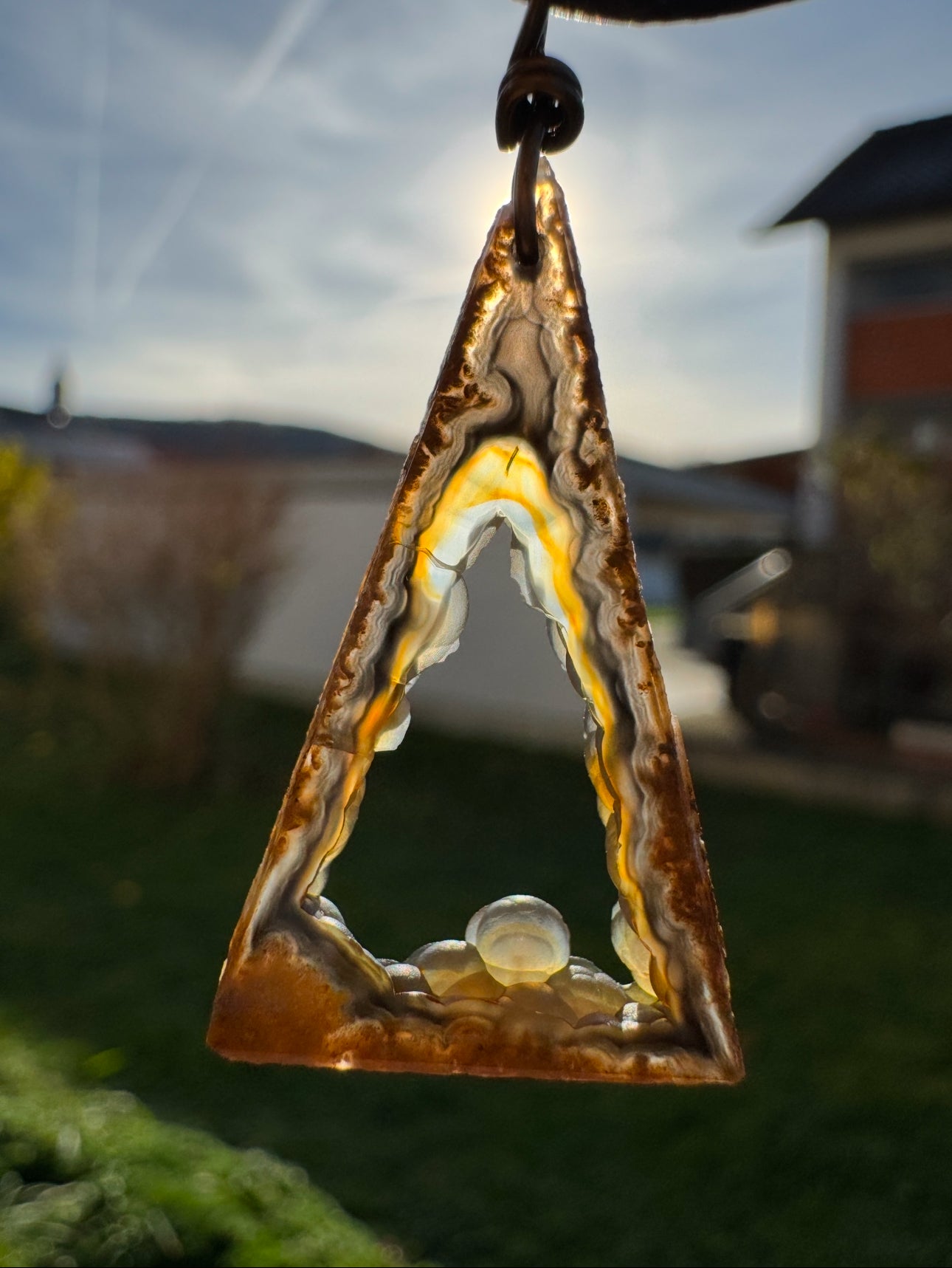 Paraiba Agate Pendant