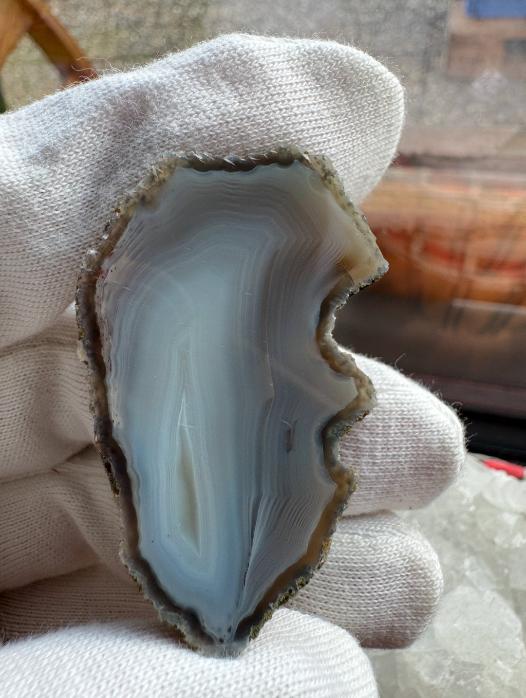 Agate from Levín, Czech Republic