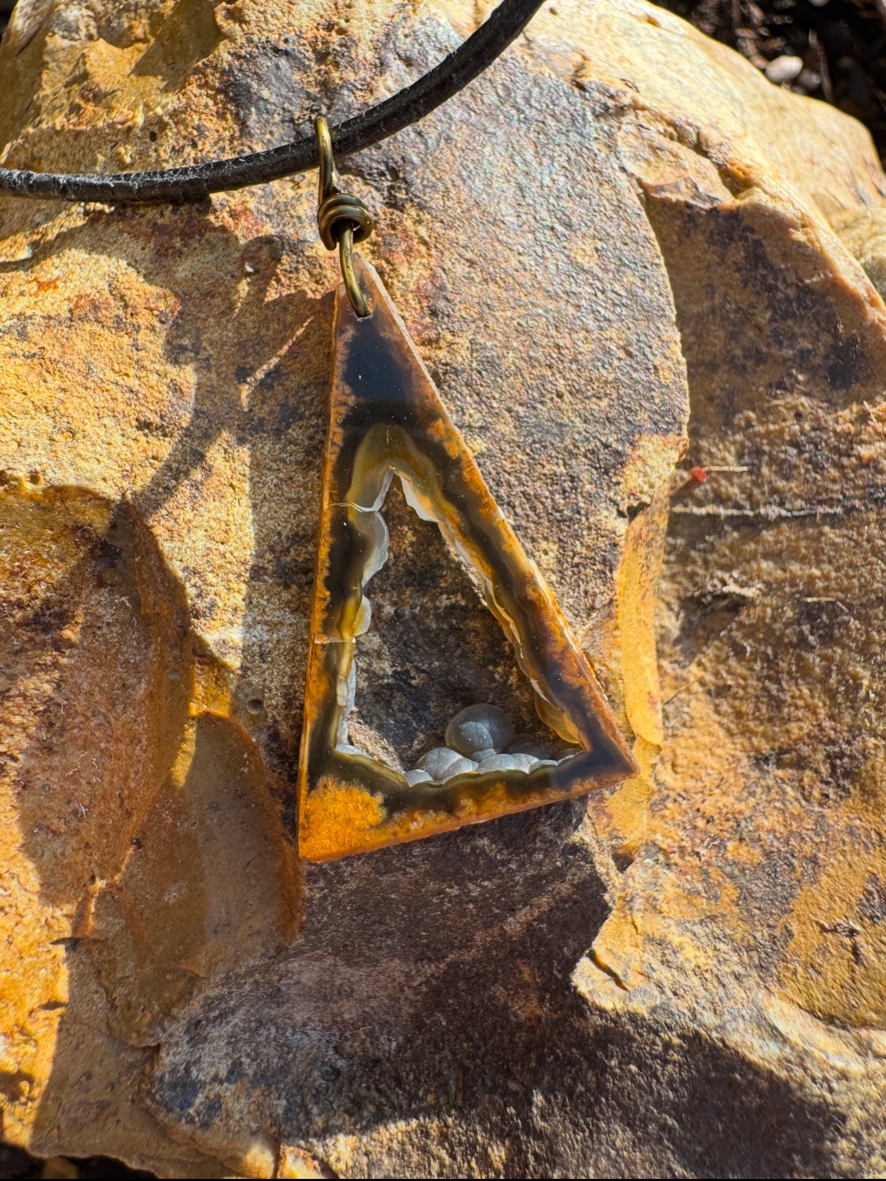 Paraiba Agate Pendant