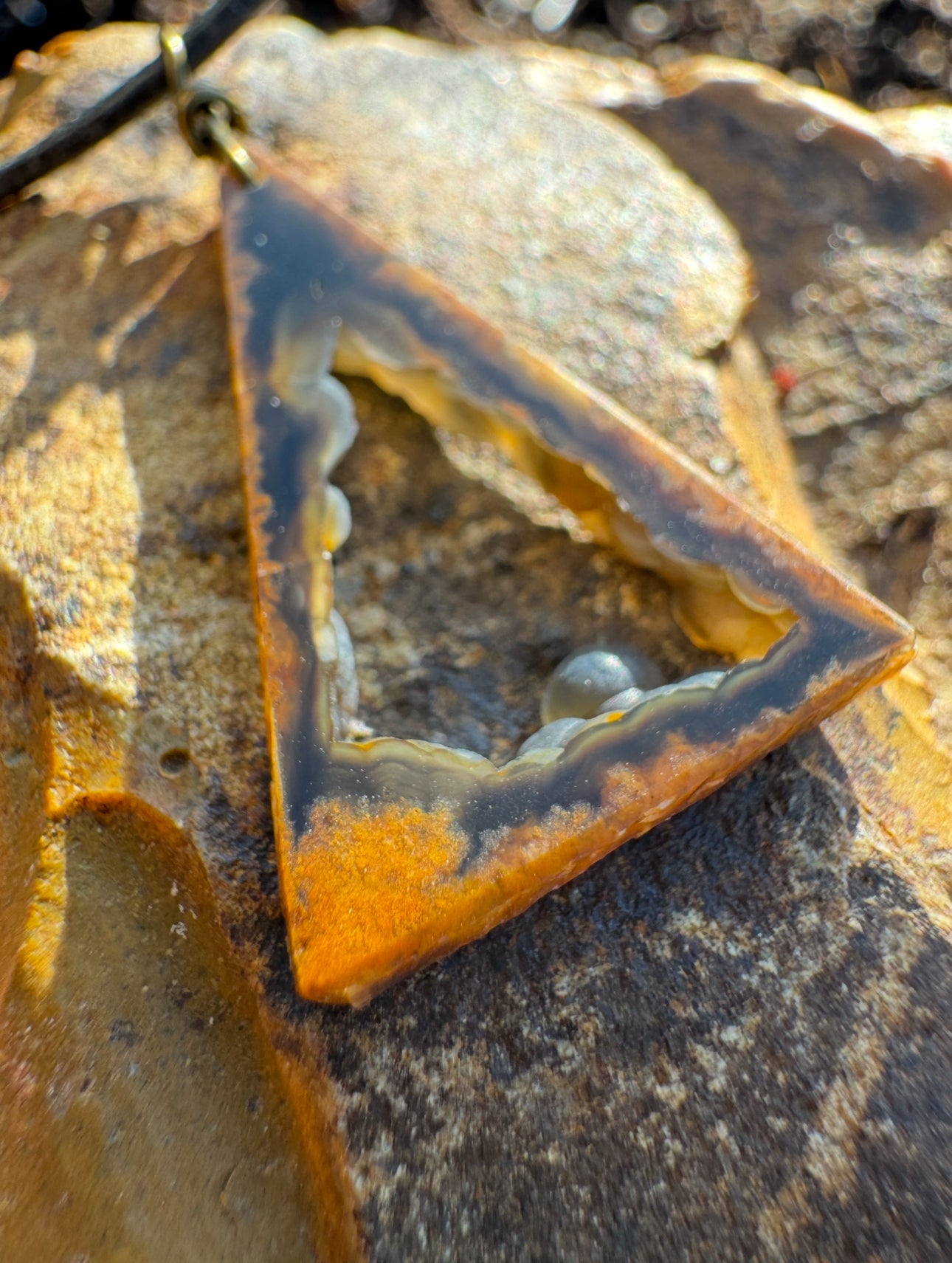 Paraiba Agate Pendant