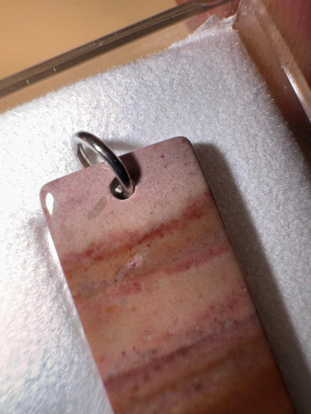 Bohnerzjaspis Anhänger – Jaspis Schmuck, Naturstein handgefertigt