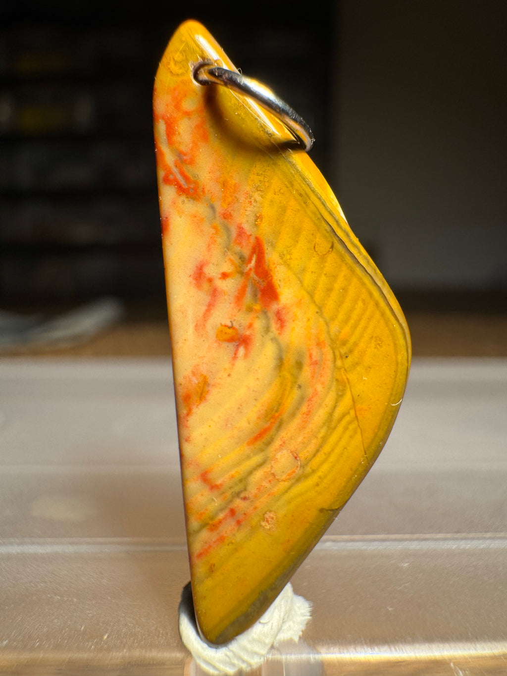 Bohnerzjaspis Anhänger