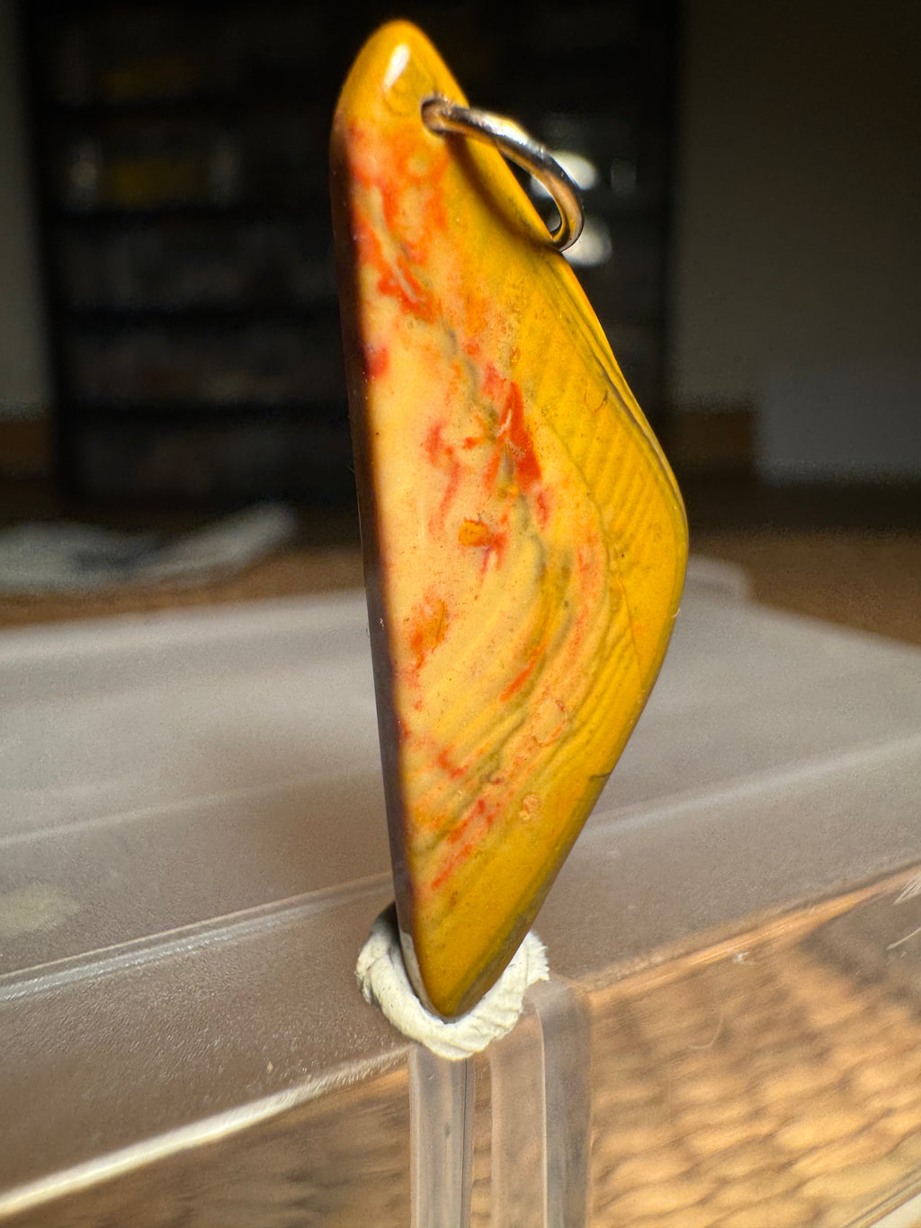 Bohnerzjaspis Anhänger