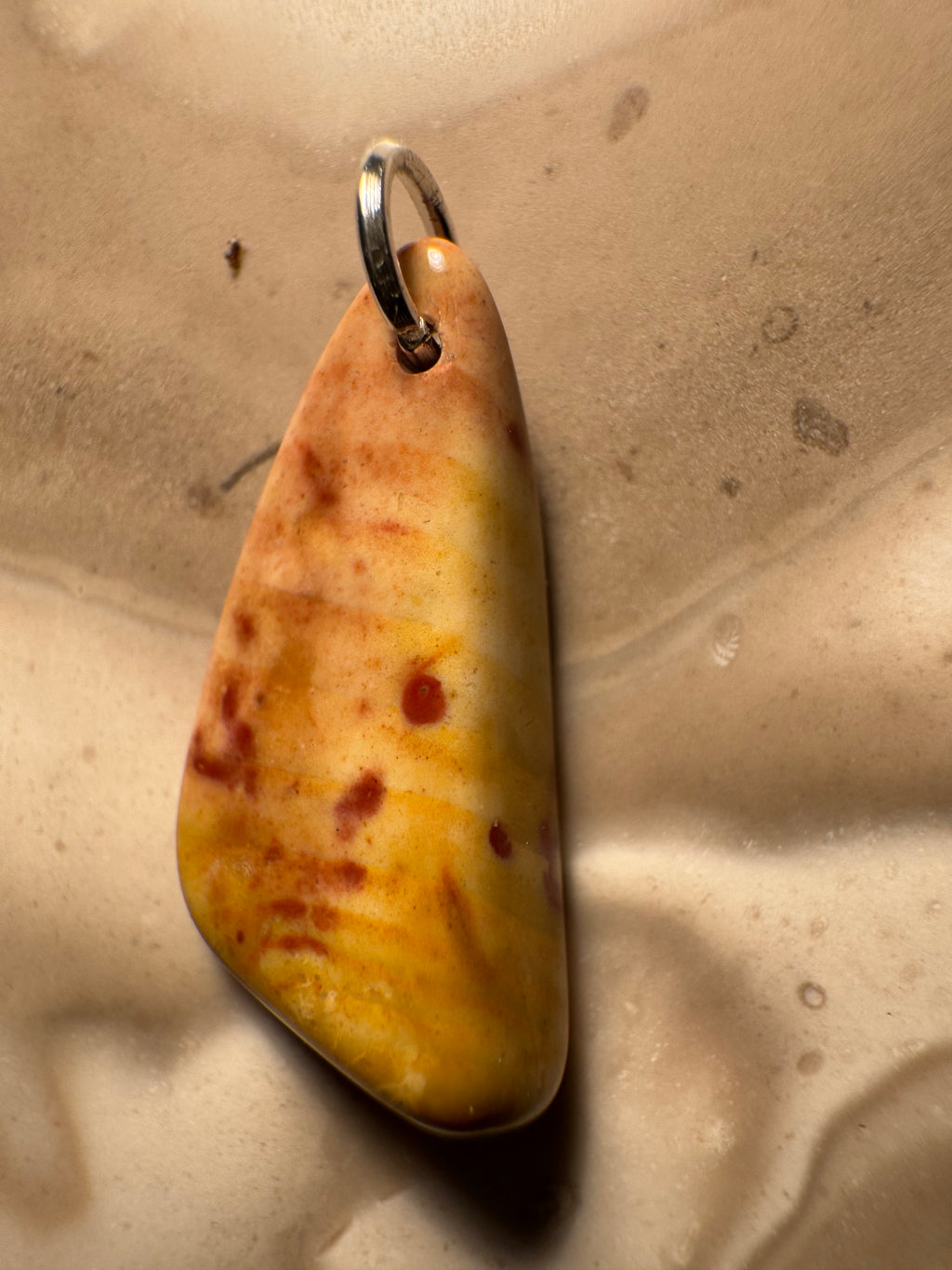 Native Style Bohnerzjaspis Anhänger