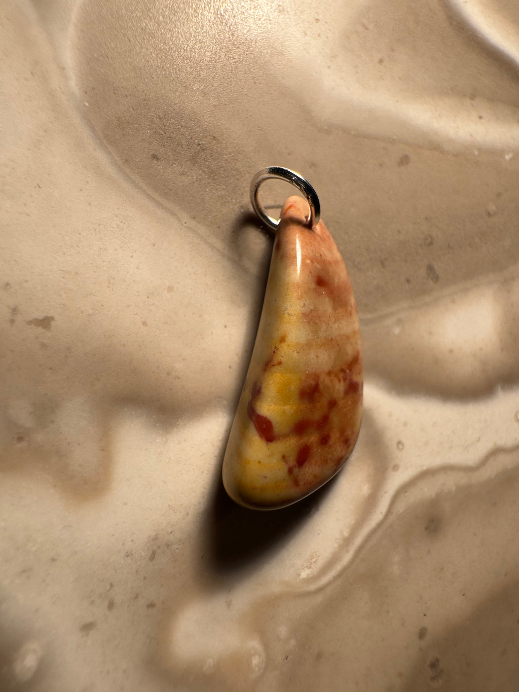 Native Style Bohnerzjaspis Anhänger