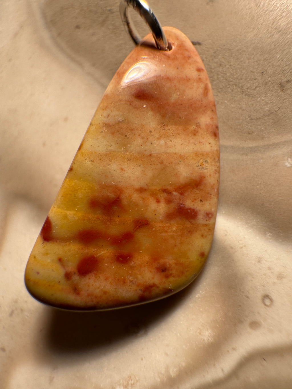 Native Style Bohnerzjaspis Anhänger