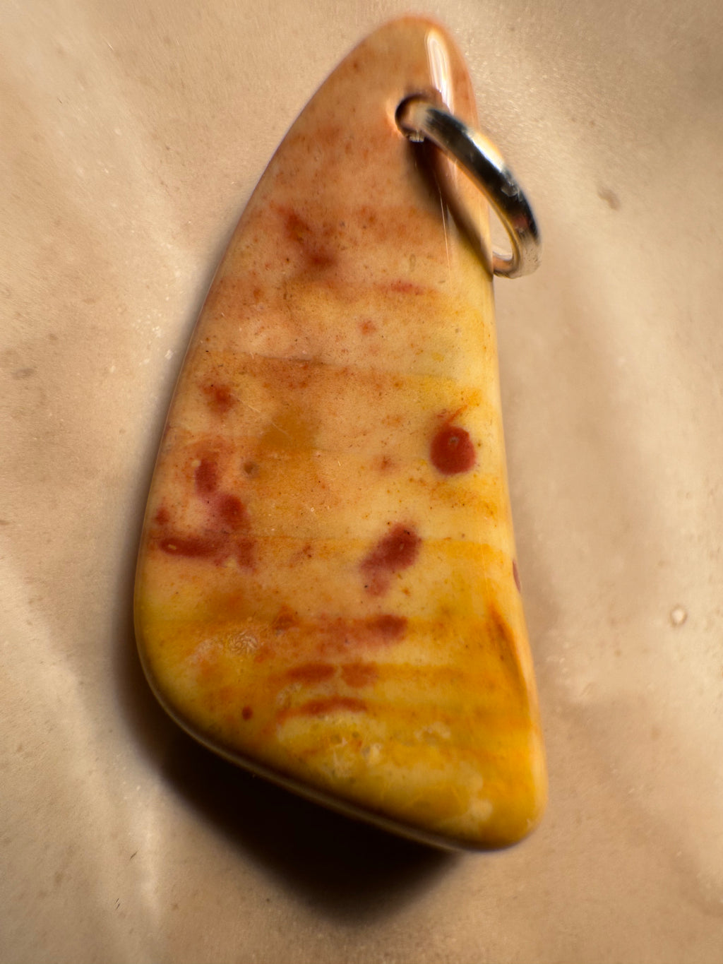 Native Style Bohnerzjaspis Anhänger