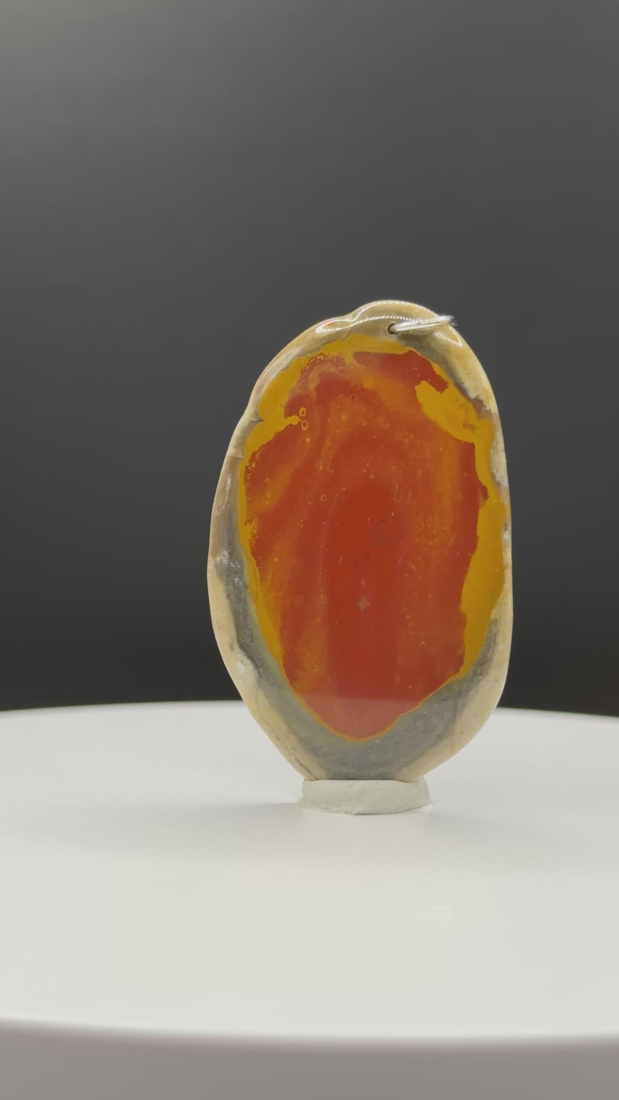 Bohnerzjaspis Anhänger